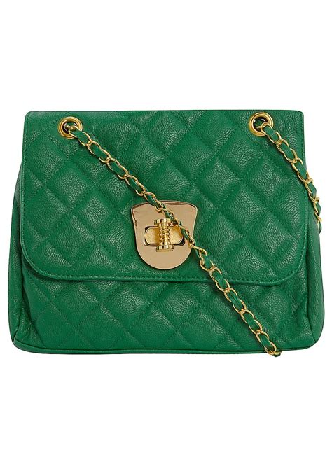 dark green designer crossbody bag|green quilted cross body bag.